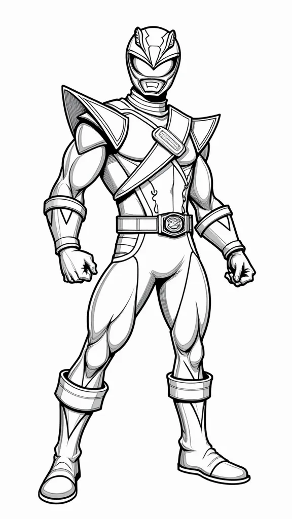 power ranger coloring pages to print